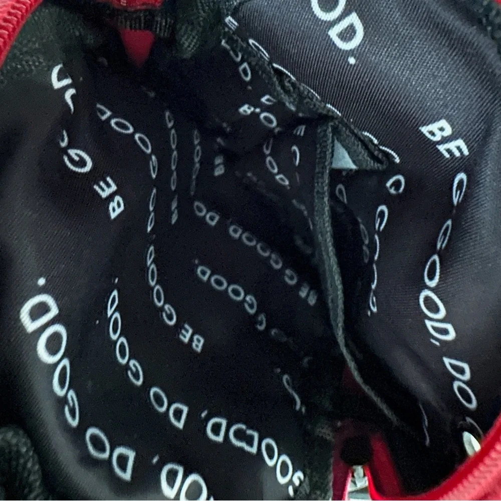 Arvo Crossbody Utility Bag Red with Mesh Pocket - Picture 5 of 7